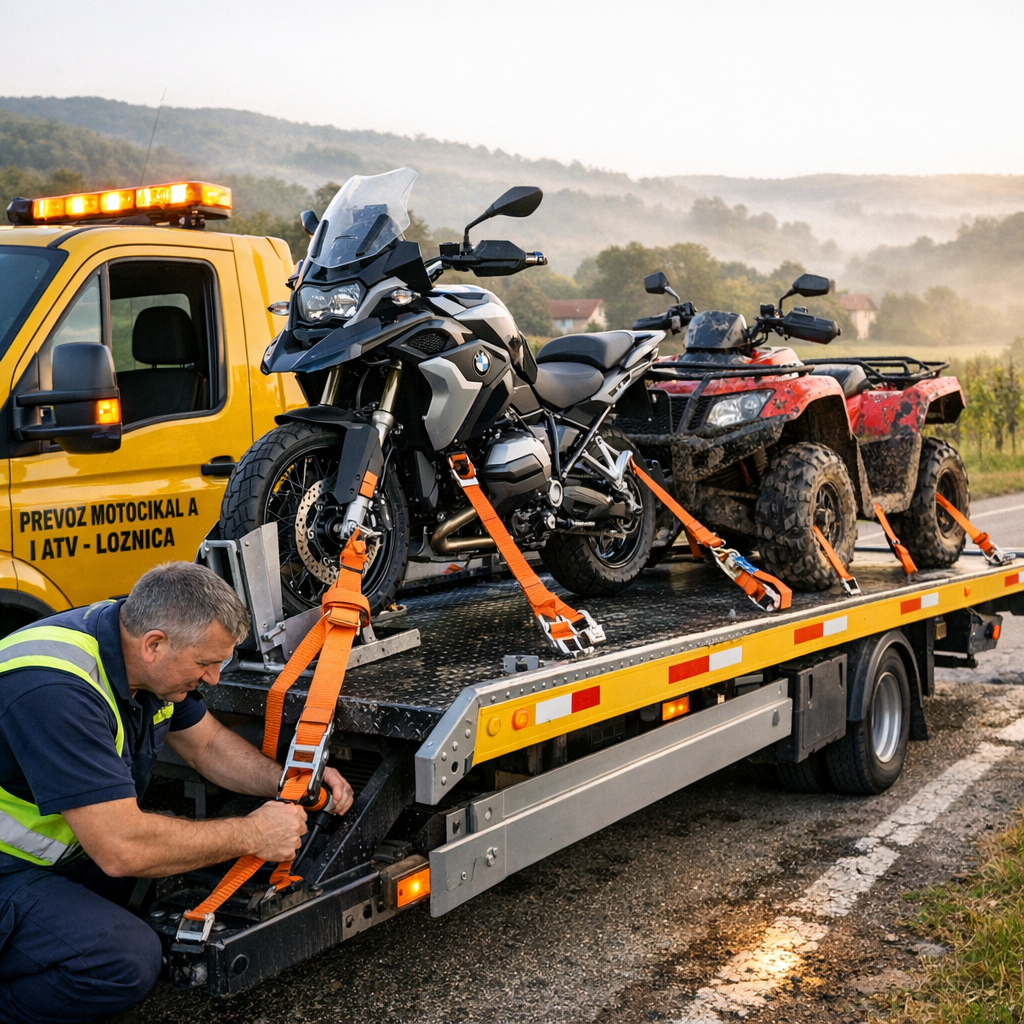 Prevoz Motocikala I Četvorotočkaša Loznica